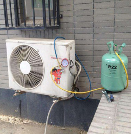 蒸湘空调加氟